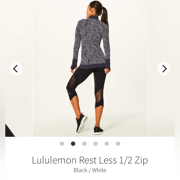 Lululemon Rest Less 1/2 Zip - PTP 15” - Picture 6 of 6